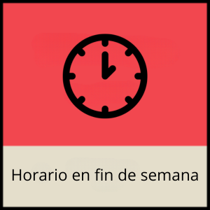 Horario fin de semana Geopolítica