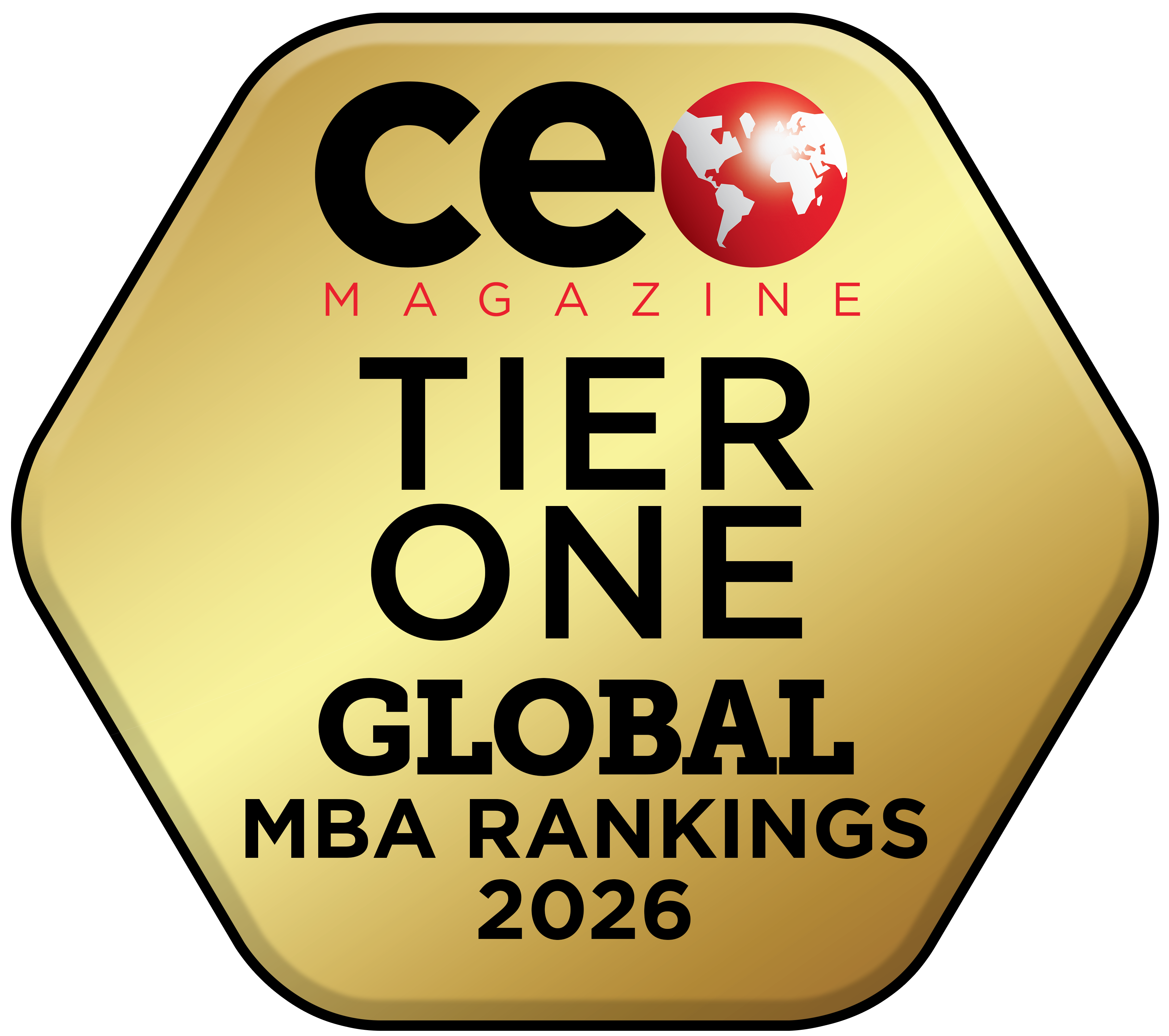 TIER ONE Global MBA Rankings 2026