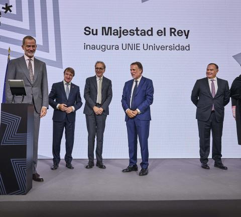 Inauguración Rey UNIE