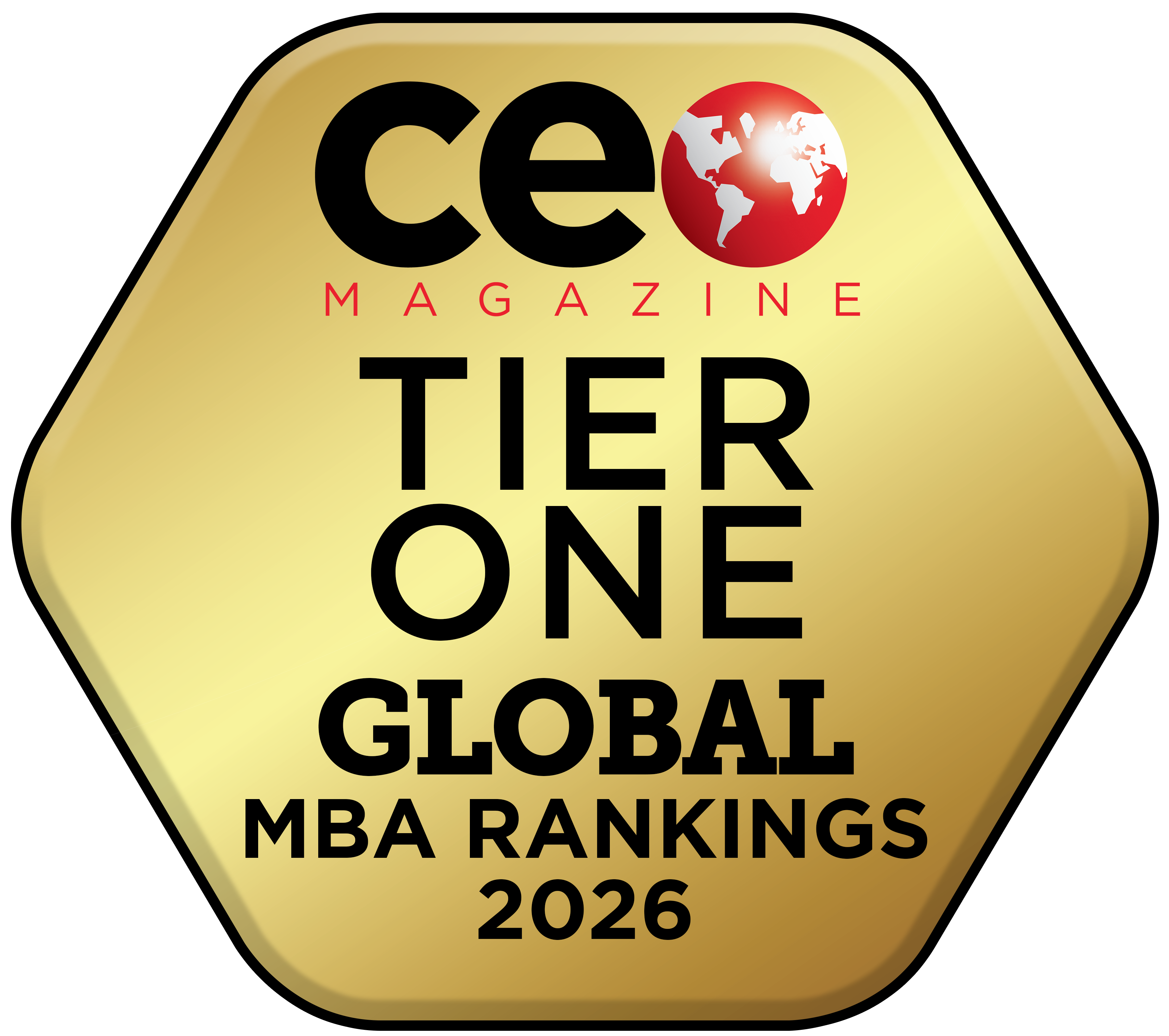 TIER ONE Global MBA Rankings 2026