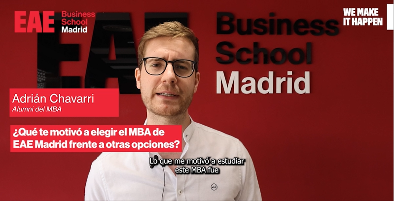 Adrián Chavarri Testimonial alumni MBA